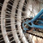 Eco-friendly Gear - gray bike rim