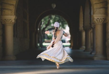 Bollywood Scene - woman running on hallway